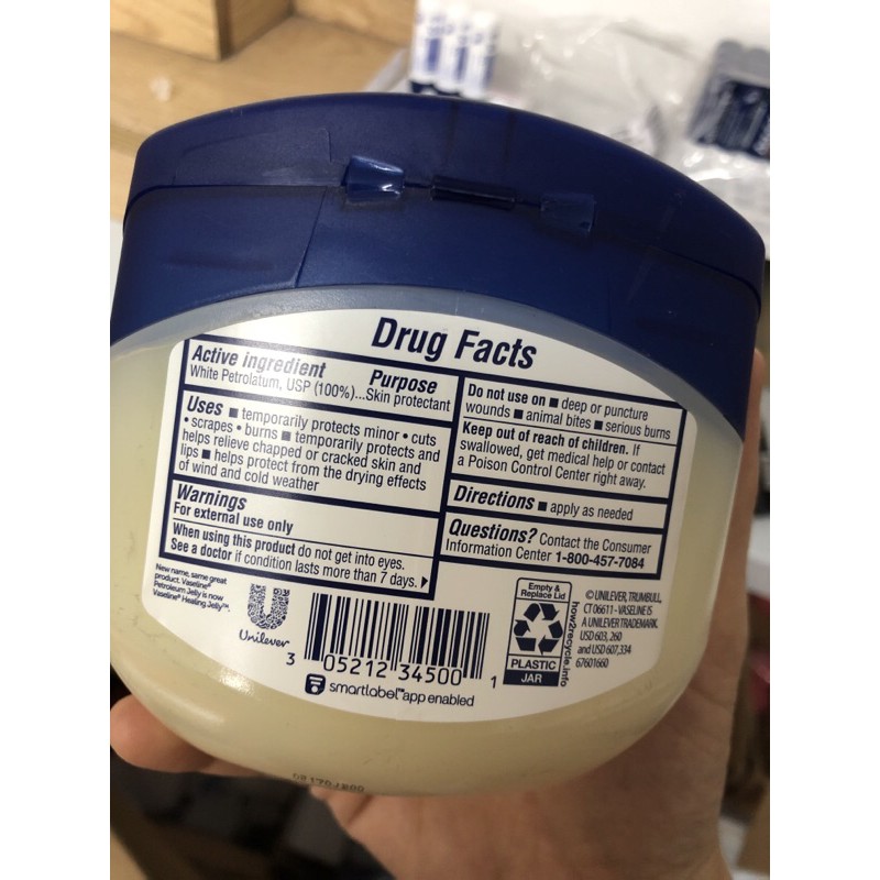 Sáp dưỡng ẩm Vaseline 368g