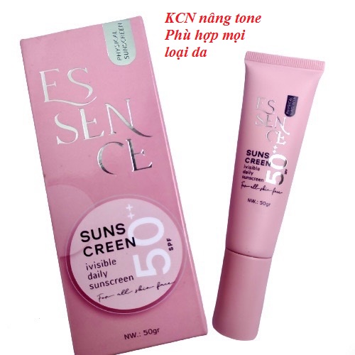 Kem Chống Nắng Nâng Tone và Make Up, Phù Hợp Với Mọi Da Nhạy Cảm typ 50gr