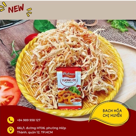 Lon PET Mực Cán Tẩm Gia Vị Cay Cay/ Mực xé sợi / Mix 3 Loại