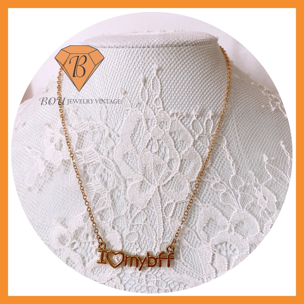 VÒNG CỔ SECONDHAND TRANG SỨC SI NHẬT BẢN BOU JEWELRY VINTAGE MÃ VC310