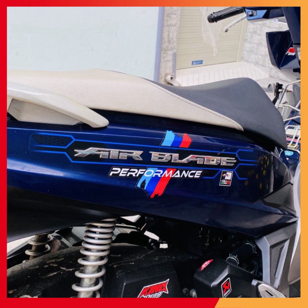 &lt;Tem Decal&gt; Trang trí xe máy Performance, nổi bật, dễ dán, chống nước SH, Wave, AB, Piagio, Win X, Exciter