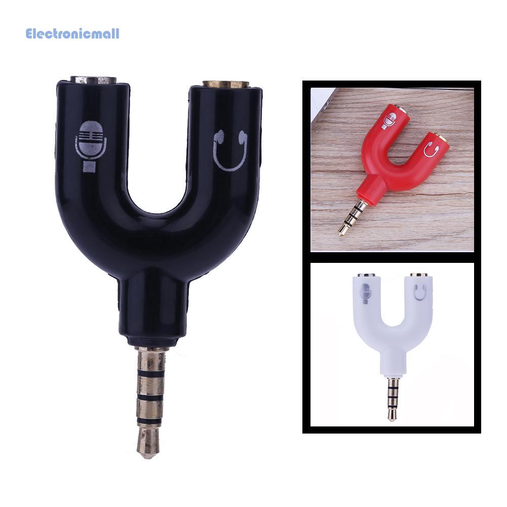 Bộ Chia Tai Nghe 2 Cổng 3.5mm Hình Chữ U