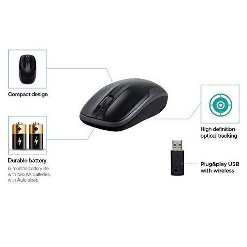 [Trả góp 0% LS] [Mã ELLOGI GIẢM 5% ĐƠN BẤT KỲ]Bộ bàn phím và chuột không dây Logitech MK215