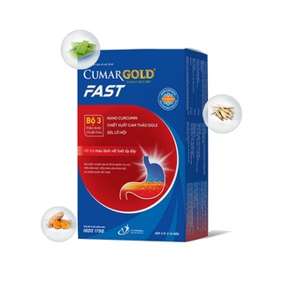 Cumargold Viêm Loét Dạ Dày Cumargold Fast Viên Uống Hỗ Trợ Viêm Loét Dạ Dày Hàng Chính Hãng