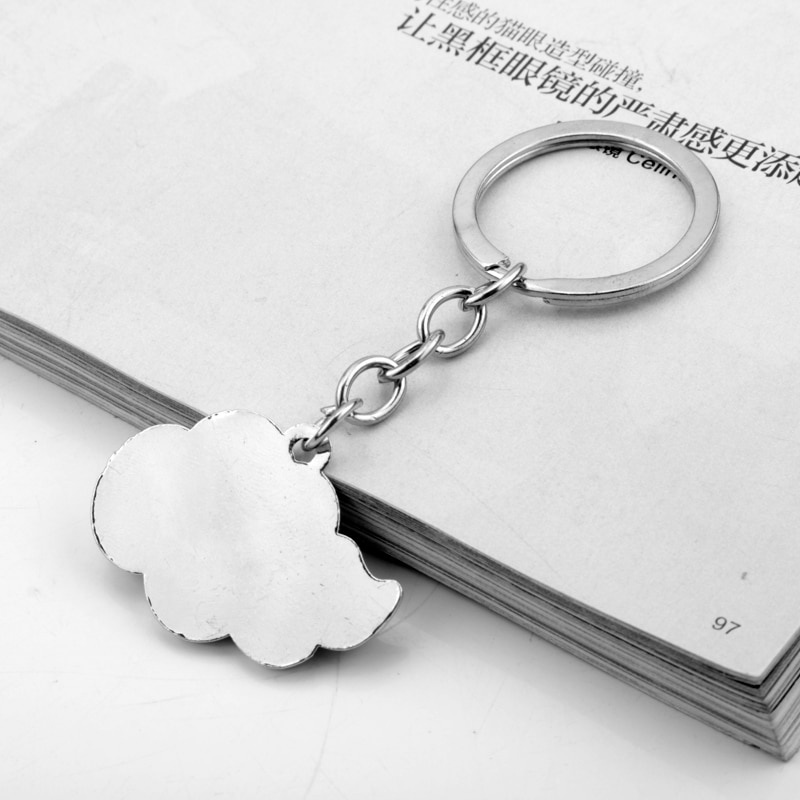 Móc Khóa Nhựa Acrylic In Biểu Tượng Anime Naruto Akatsuki Đám Mây Đỏ