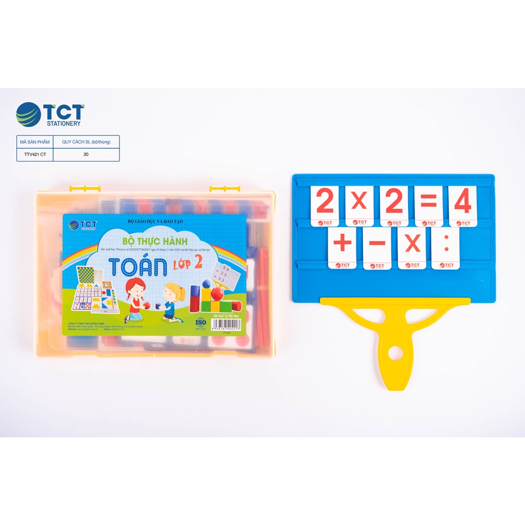 Bộ đồ dùng học Toán thực hành lớp 2