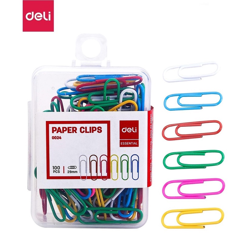 Ghim tài liệu / Ghim kẹp giấy Deli 0021 / 0022 / 0023 / 0024 / 0025