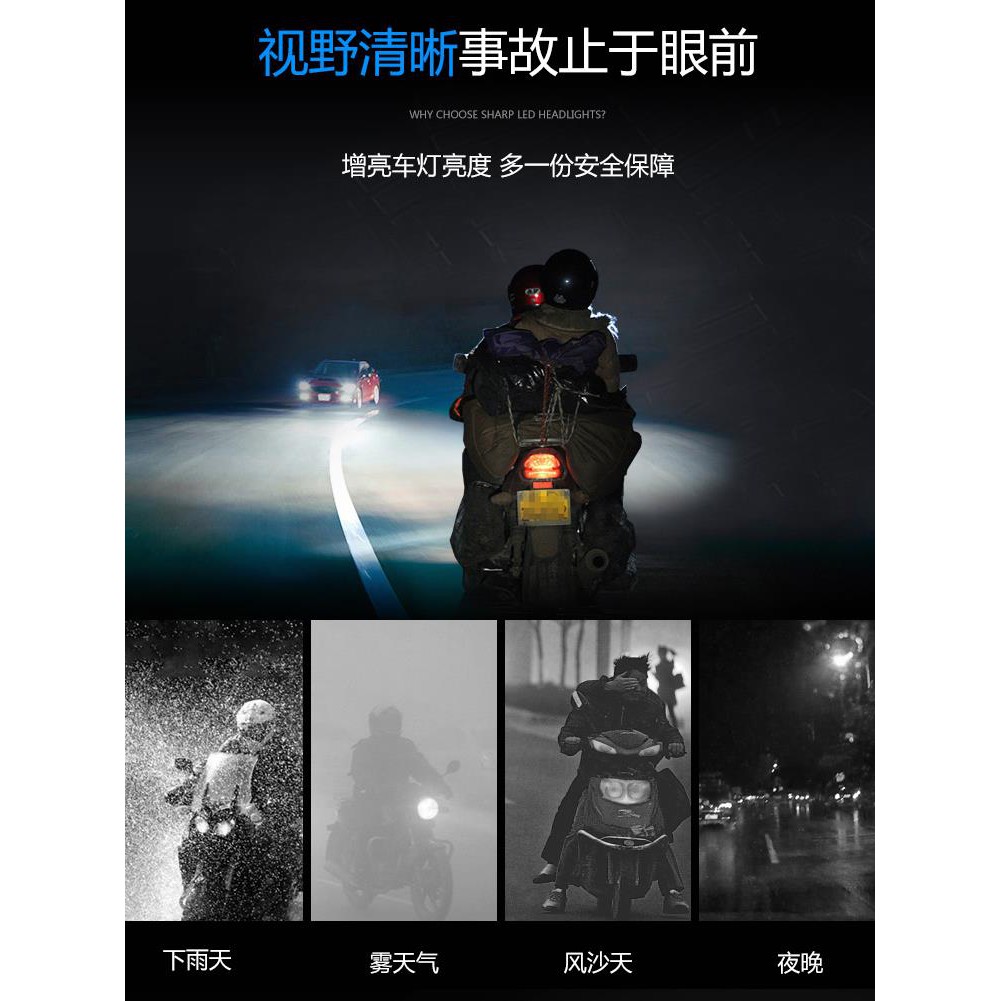 Đèn Pha Xe Máy Điện 12v48v60v72v | BigBuy360 - bigbuy360.vn