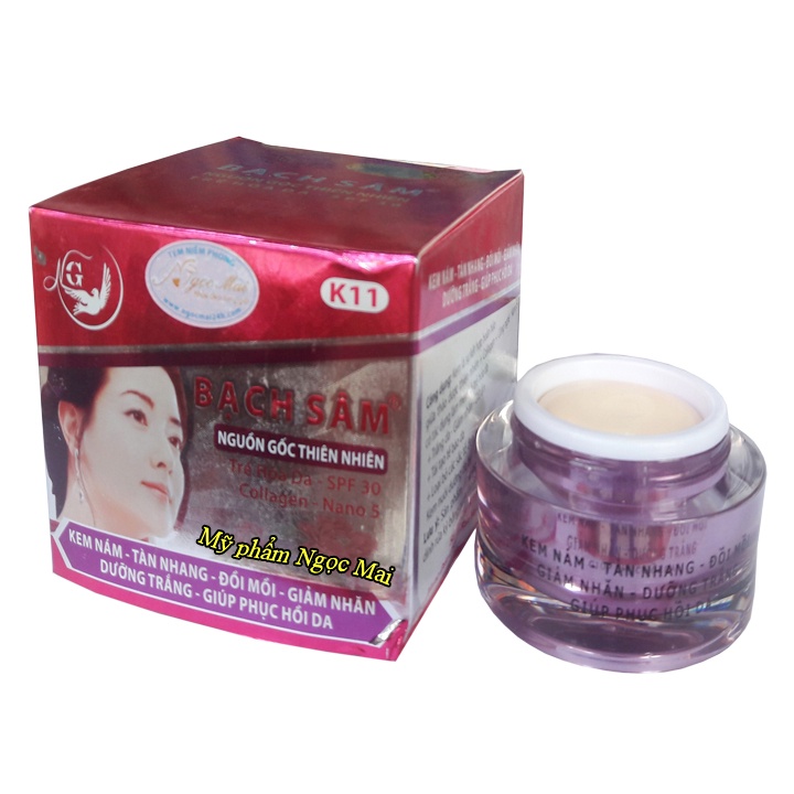 Kem Bạch Sâm K11 nám tàn nhang đồi mồi giảm nhăn dưỡng trắng phục hồi da 30g