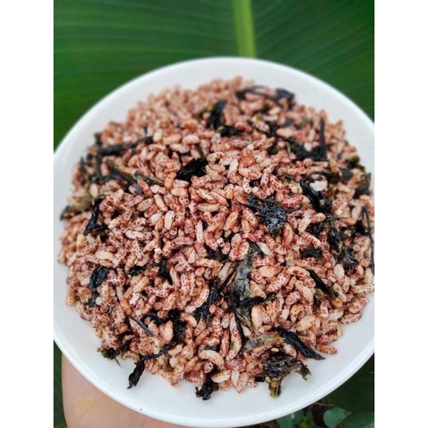 Gạo lứt sấy rong biển 1kg - ăn liền sấy giòn