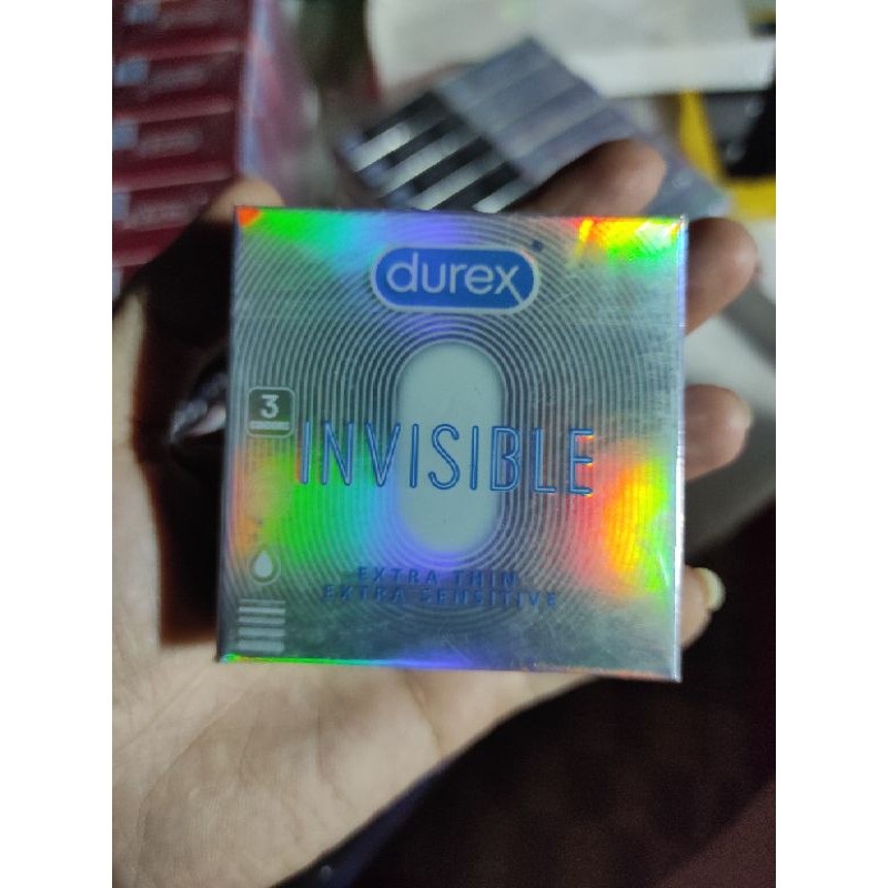 (Hộp 3 bao) COMBO 01 Hộp Durex Invisible ôm sát + 01 Hộp Durex Fetherlite Ultima siêu mỏng