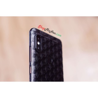 Bộ 3 Skin Dán Lưng Vân 3D Xiaomi Redmi Note 5 pro