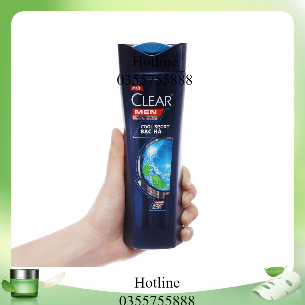 Dầu gội Clear Men Mát Lạnh Bạc Hà 340gr