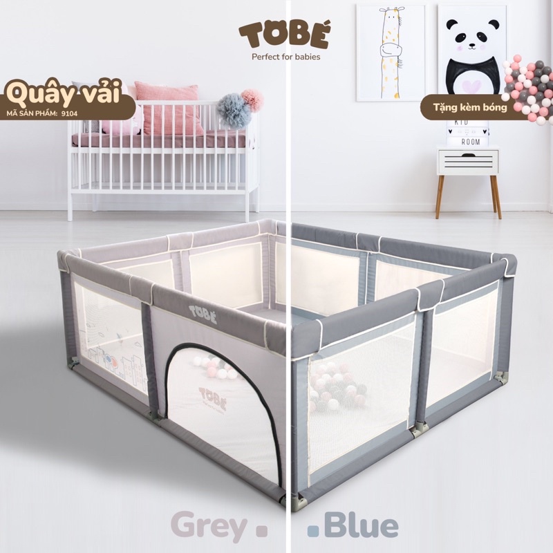 Quây vải Tobé tặng kèm bóng