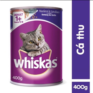 Thức ăn cho mèo - pate Whiskas (lon 400g)