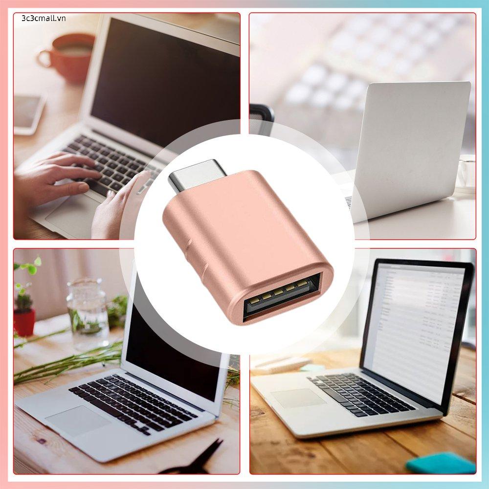 2 Pieces Portable USB3.0 A Female To C Male Transfer Interface Card Reader Notebook Computer Converter