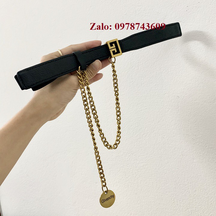 Đai váy nịt đầm G.V xích chain bản nhỏ
