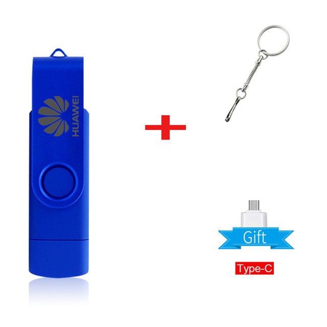 HUAWEI Thẻ Nhớ USB 2.0 OTG Tốc Độ Cao Bằng Kim Loại Chống Nước 128GB 64GB 32GB 16GB 8GB