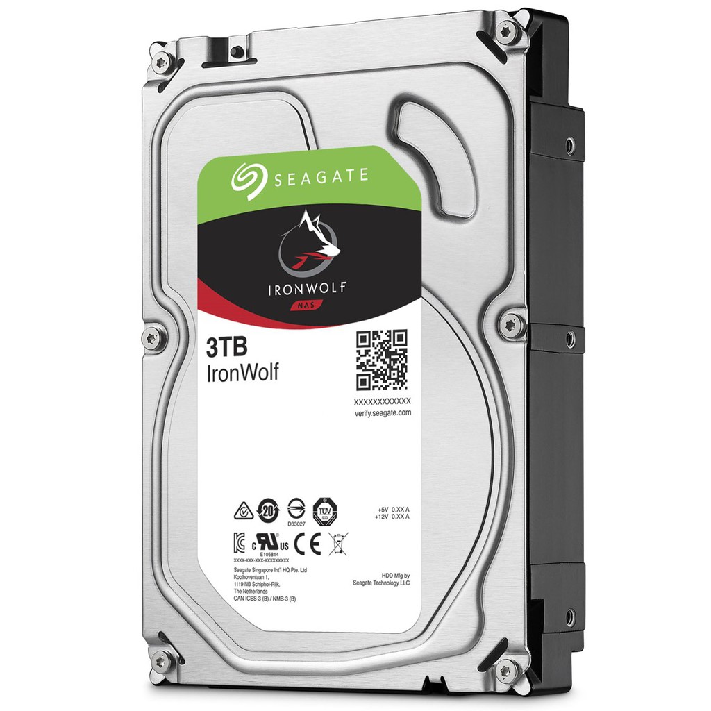 Ổ cứng HDD 3.5" NAS SEAGATE Ironwolf 3TB SATA 5900RPM_ST3000VN007