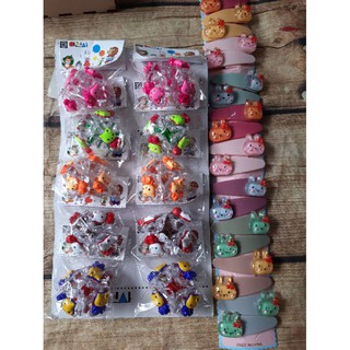 Set 4 món cài tóc và cột tóc