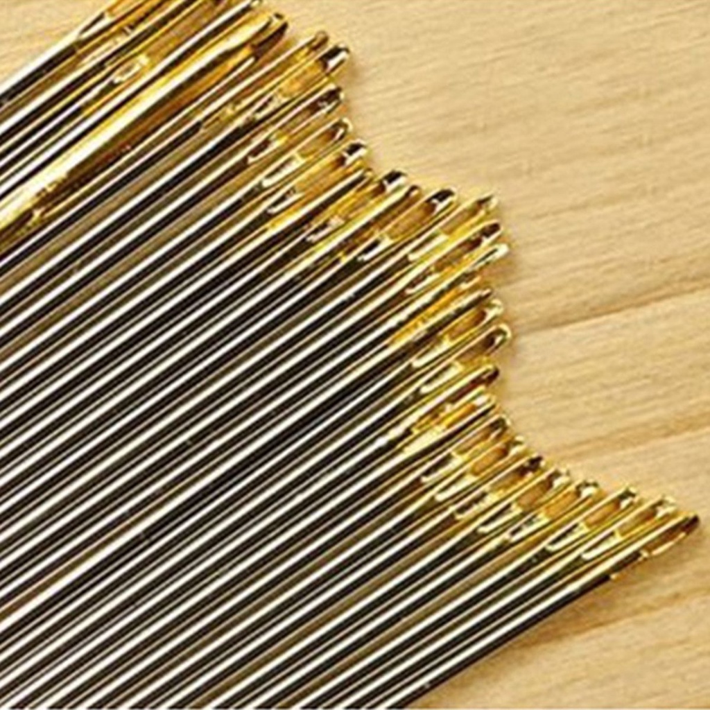 YIYU Bộ 30 kim thêu mắt lớn nhiều kích thước dày dặn tiện dụng để may quần áo hoặc thêu thủ công