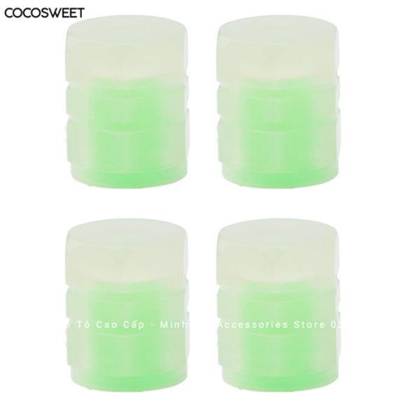 Nắp Bảo Vệ Van Bánh Xe Máy Xe Hơi Phản Quang,bảo vệ van xe khỏi bụi bẩn ,chống nước(set 4 nắp)