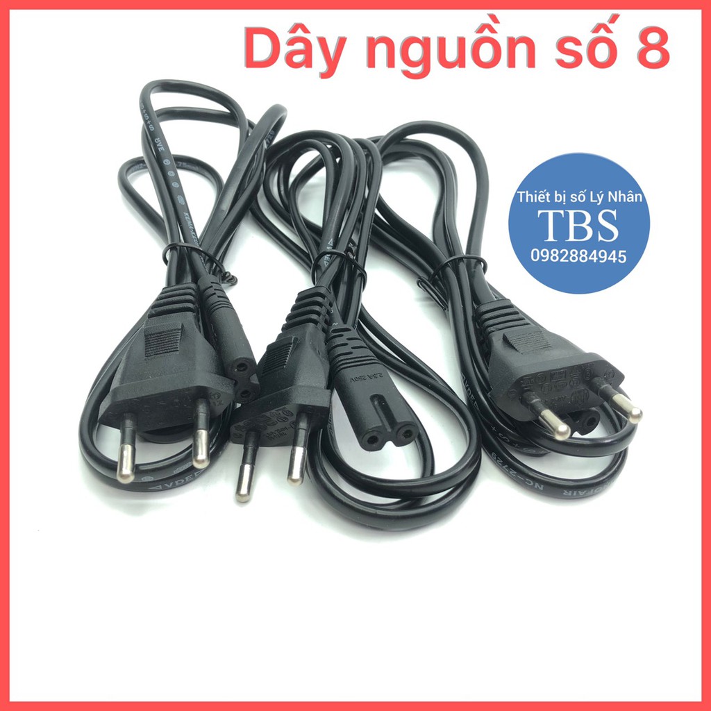 Dây nguồn số 8 và nguồn nồi cơm điện dài 2m đồng nguyên chất mới tinh