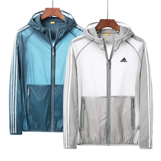Áo Khoác Thể Thao Adidas Có Mũ Trùm Đầu Chống Nắng Tia Cực Tím