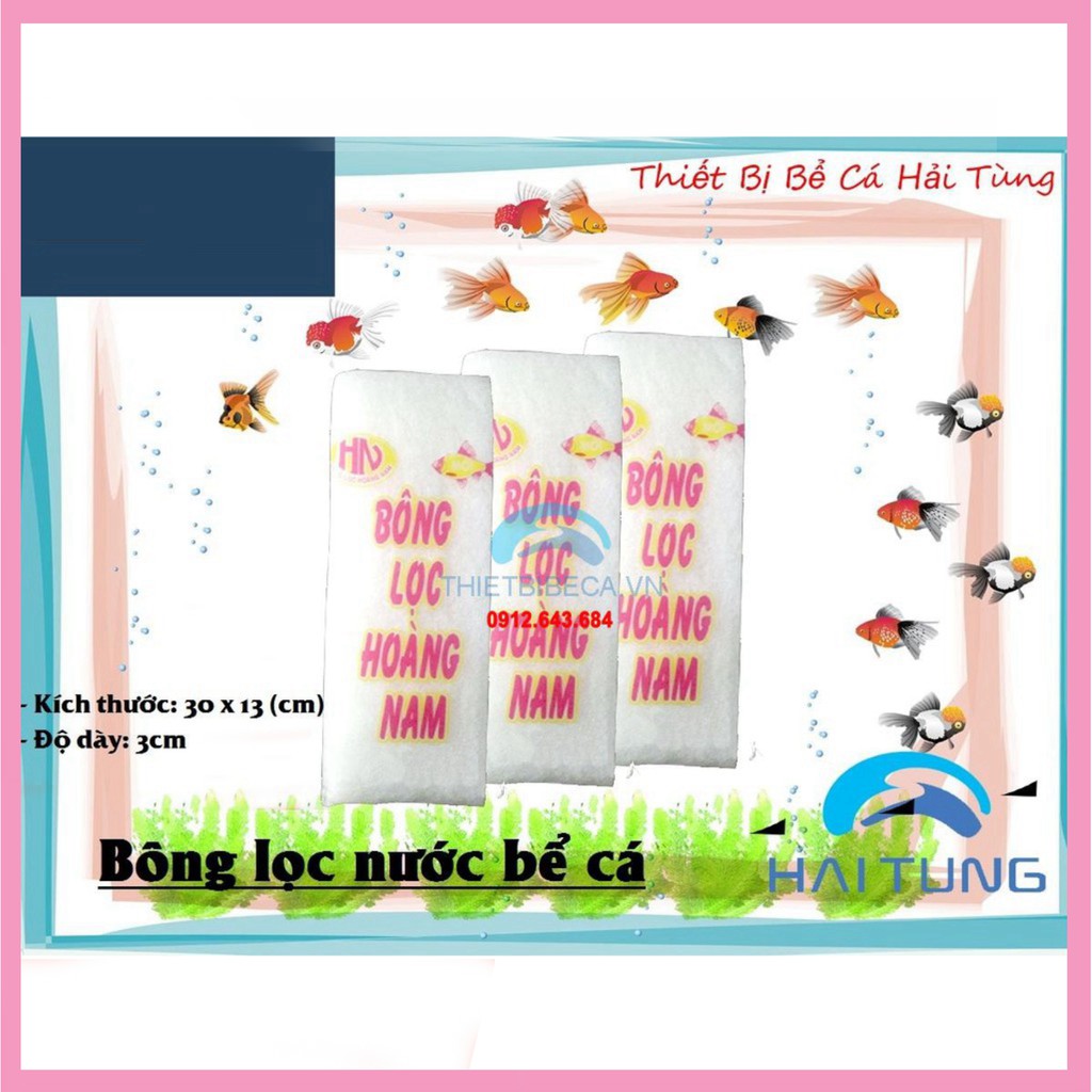 Bộ 10 bông lọc trắng ( dành cho bể cá )