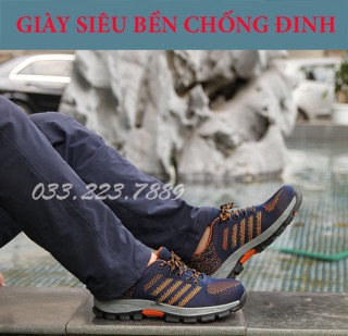 Giày Bảo Hộ GSB01 Siêu Bền [ Có video thật ]