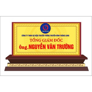 Bảng tên gỗ để bàn