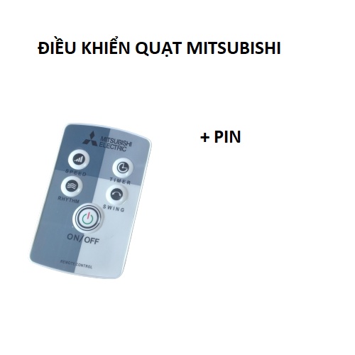 Remote Điều Khiển Quạt Mitsubishi Đứng LV16- Quạt Treo Tường W16-Remote Mitsubishi