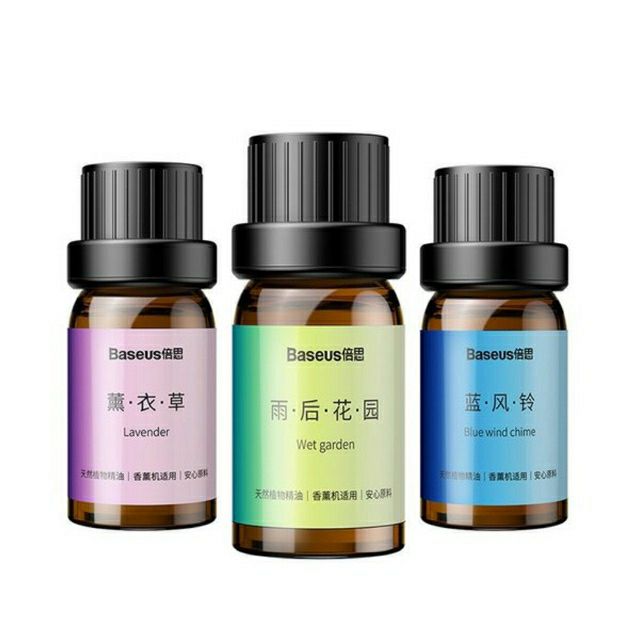 [COMBO 3 LỌ] Tinh dầu THIÊN NHIÊN chính hãng BASEUS (3 mùi khác nhau)