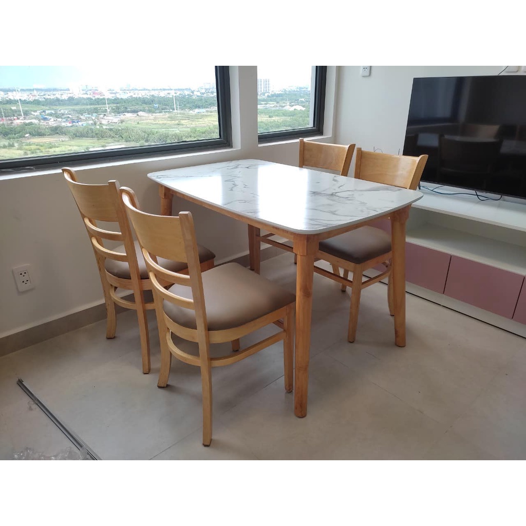 Bàn ăn cabin 4 ghế, 6 ghế