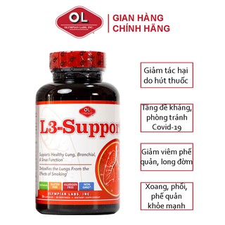 Viên Uống Giúp Tăng Cường Và Phục Hồi Chức Năng Xoang, Phổi, Phế Quản - L3 Support - Hộp 30 Viên