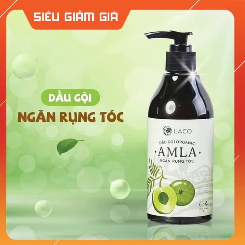 ⚡RẺ KHÔNG NƠI NÀO RẺ HƠN⚡ Dầu Gội Đầu Ngăn Rụng Tóc Amla- Laco Sạch Gàu Chăm Sóc Cho Mái Tóc Mềm Mượt laco