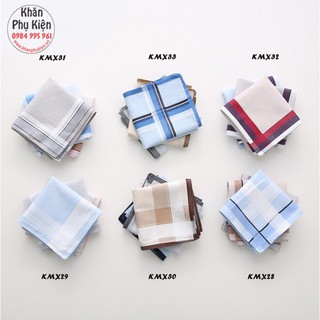 Khăn Tay Thấm Hút Mồ Hôi, Khăn Mùi Xoa Bỏ Túi Tiện Lợi Cho Nam (L4)