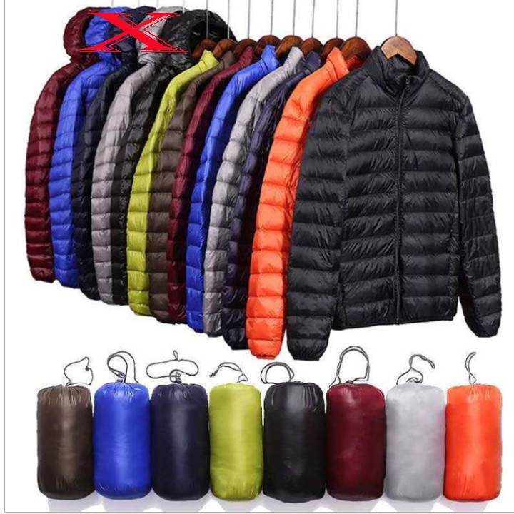 ( MUA 1 TẶNG 1 quần sịp khi ấn mua kèm deal sốc O đồng ) Áo phao nam lông vũ siêu nhẹ ( 100% lông vũ _ Xả hàng lẻ size )