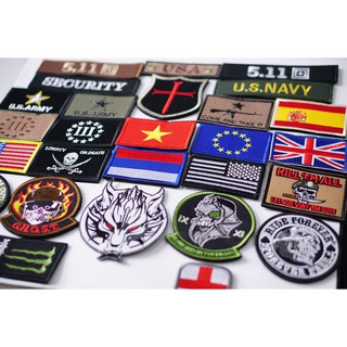 Pact dán vải thêu Tactical,