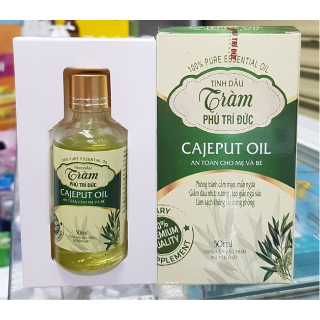 Tinh dầu Tràm Huế tự nhiên Cajeput Oil, trị muỗi đốt, tắm bé