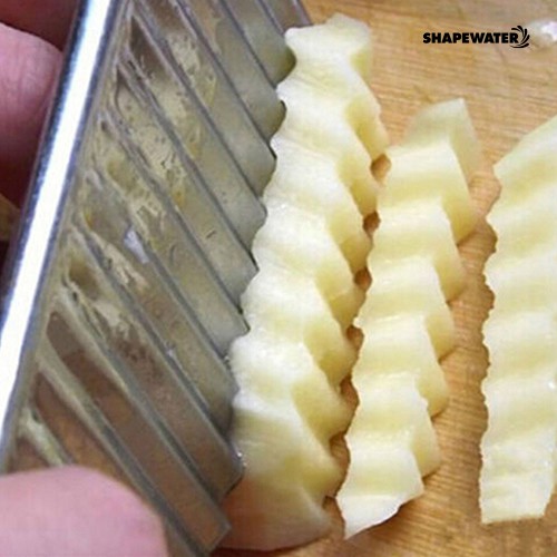 Dao Cắt Lát Khoai Tây Gợn Sóng Bằng Thép Không Gỉ