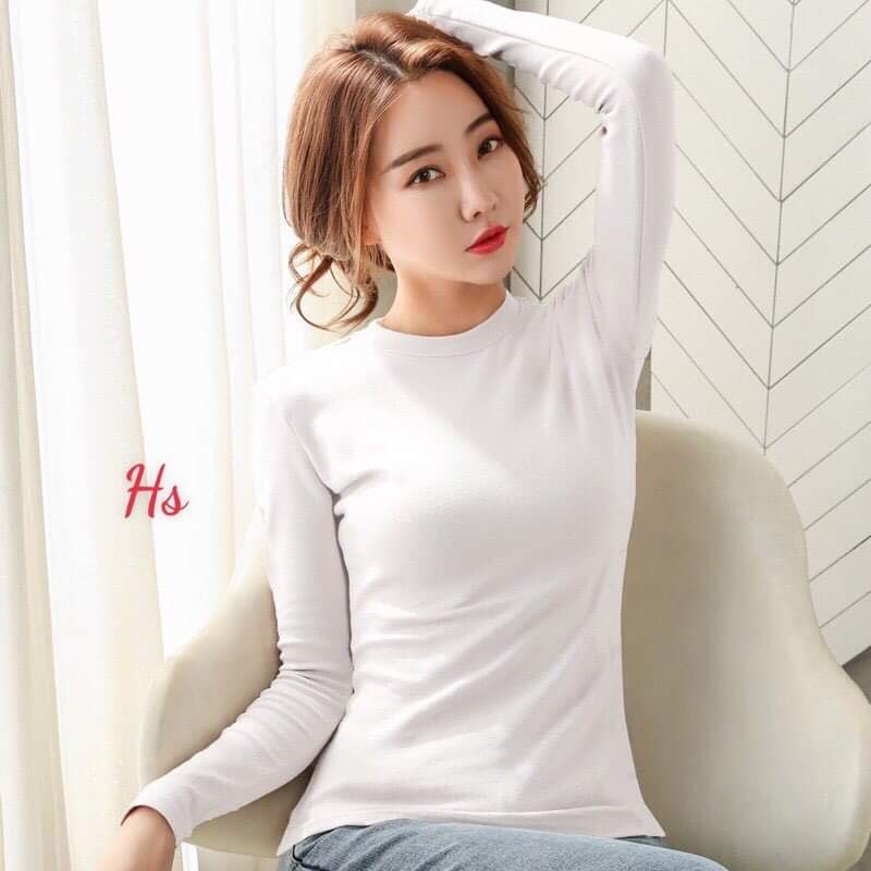 Áo thun tay dài cổ tròn HSU1