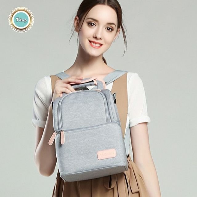 Balo Bỉm Sữa Giữ Nhiệt VCOOL Sành Điệu Cho Mẹ Và Bé