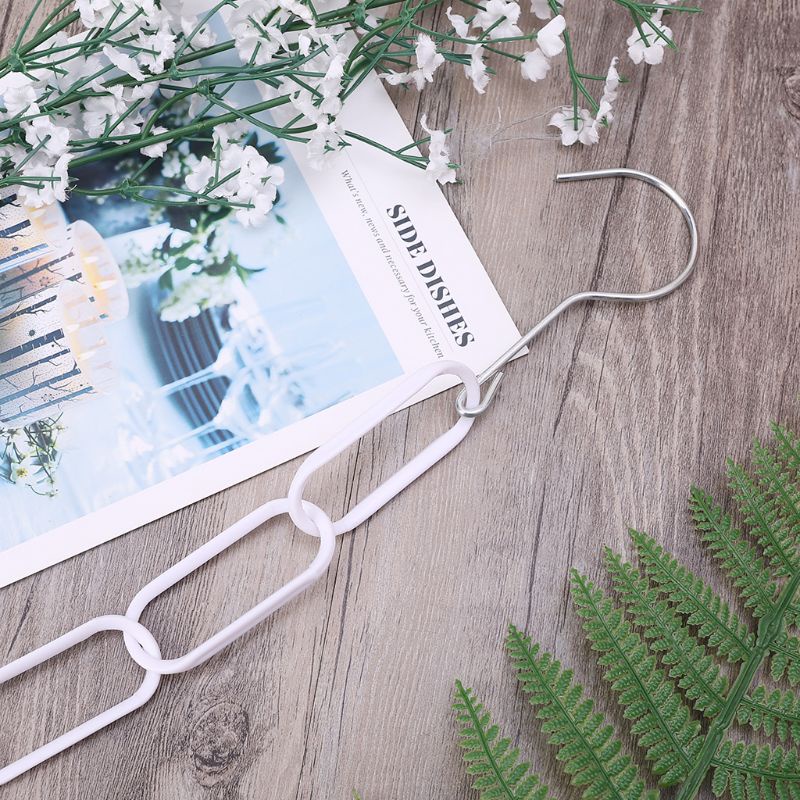 Dây Xích Móc Quần Áo Bằng Nhựa Có 23 Vòng Móc Treo Cho Cửa Hàng