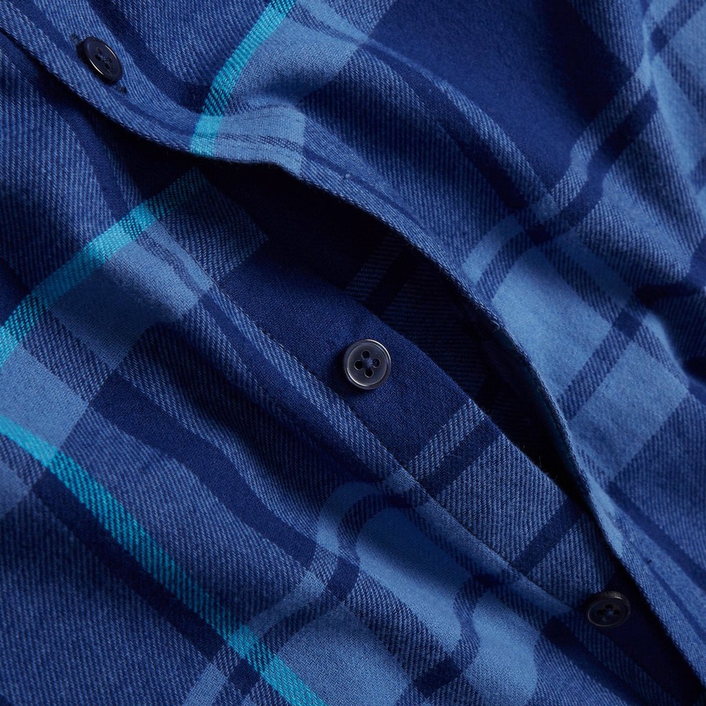 Áo sơ mi nam tay ngắn, sọc caro 5M basic - Chất liệu cotton 100% cao cấp - Form slim dễ phối đồ. | BigBuy360 - bigbuy360.vn