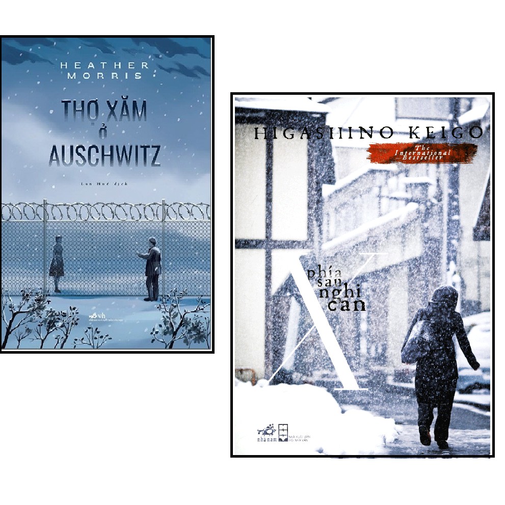 Sách - Combo hai cuốn tiểu thuyết:Phía sau nghi can X+ Thợ xăm ở Auschwitz( Trọn bộ, Lẻ)