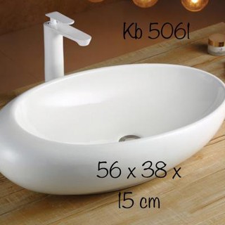 Chậu lavabo elip lệch s506l