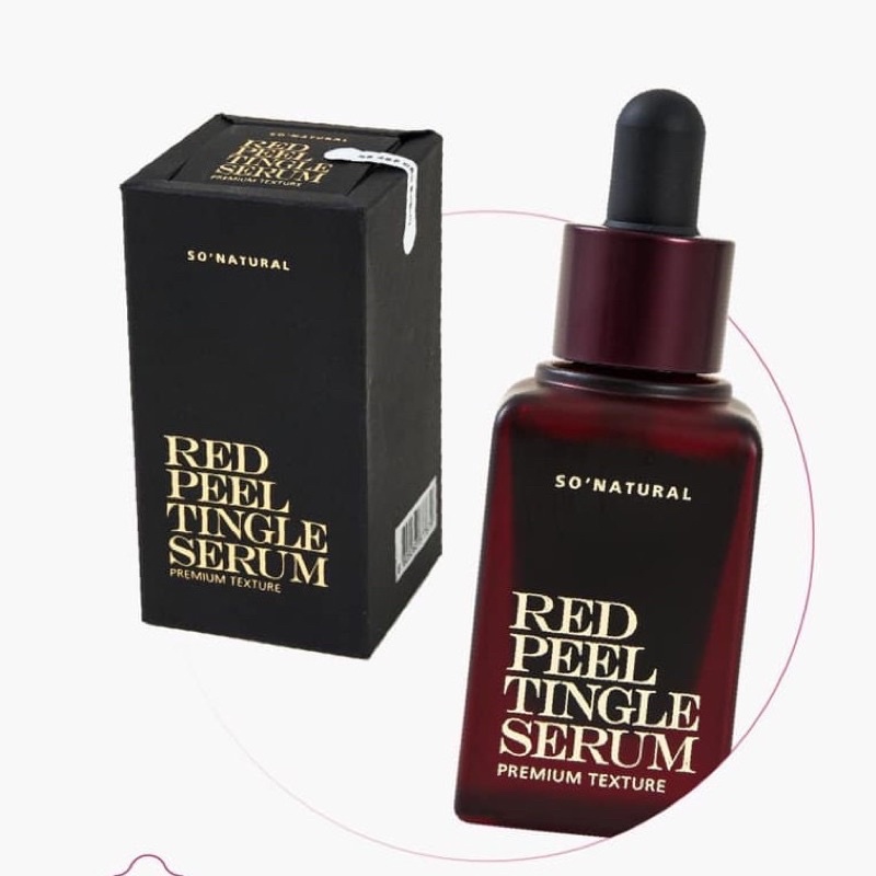 Red Peel Tingle Serum Premium 20ML Tinh Chất Tái Tạo Peel Da Sinh Học  So Natural