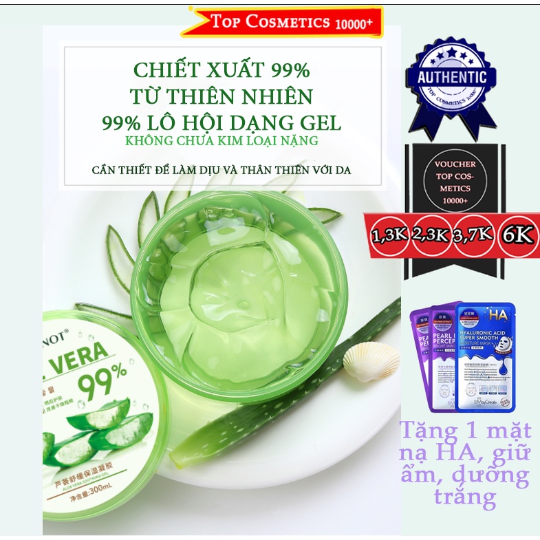 💚Gel Lô Hội 99% Mát Dịu Da - Phục Hồi Da Mụn - Làm Dịu Da Sau Nắng ☀️_ Dịu Mụn Đỏ - Trắng Da Và Nhiều Công Dụng Khác✨