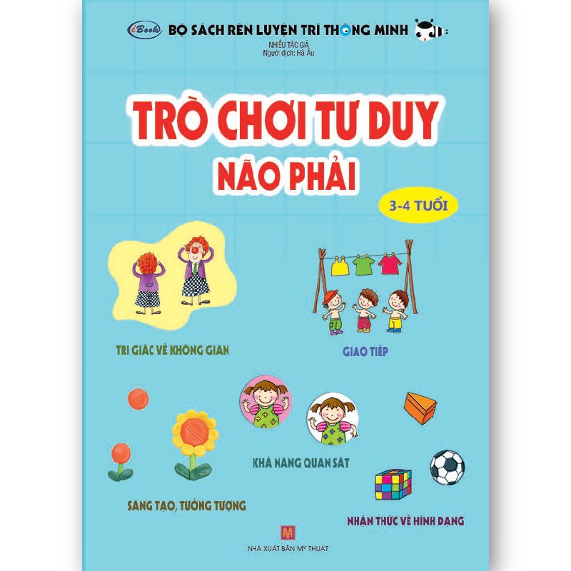 Sách thiếu nhi - TRÒ CHƠI TƯ DUY - NÃO PHẢI (3-4 tuổi)